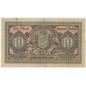 Finland 10 Markkaa 1889