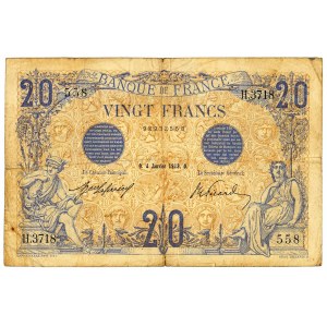 France 20 Francs 1913