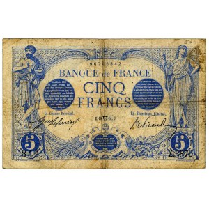 France 5 Francs 1912 - 1917