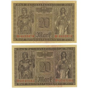 Germany - Empire 2 x 20 Mark 1918