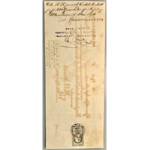 Germany - Empire Jacob Nuemann Mannheim Bill of Exchange 1876