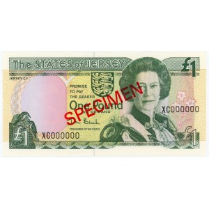 Jersey 1 Pound 2000 Specimen