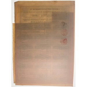 Hungary Budapester Strassen-Eisenbahn-Gesellschaft 4% Preferred Bond 2000 Kr 1895