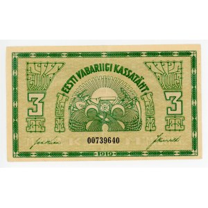 Estonia 3 Marka 1919
