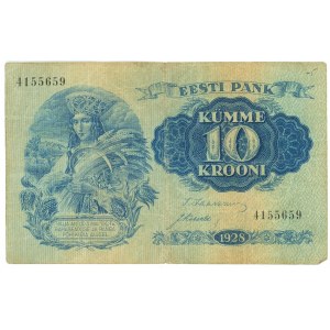 Estonia 10 Krooni 1928