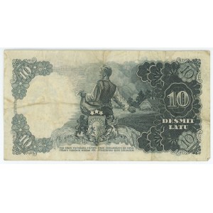 Latvia 10 Latu 1939