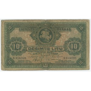 Lithuania 10 Litu 1927
