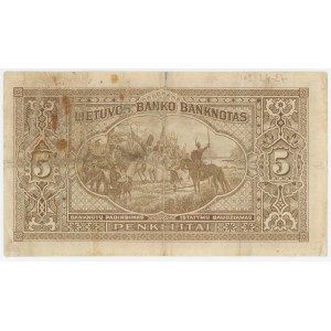 Lithuania 5 Litai 1929