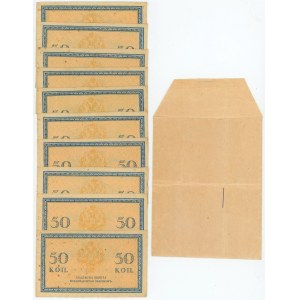 Russia 10 x 50 Kopeks 1915 (ND)