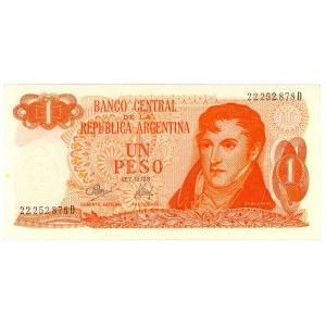 Argentina 1 Peso 1970 - 1973 (ND)