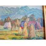 TADEUSZ KUREK, PAINTING, UNDER THE TATRA MOUNTAINS, 1973