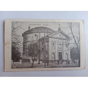 POSTCARD SKIERNIEWICE CHURCH PRE-WAR 1915
