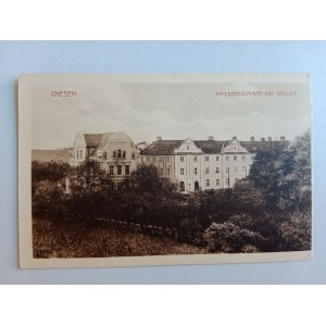 POSTCARD GNIEZNO GNESEN PRIESTSEMINAR UND KONUIKT SEMINARY PRE-WAR