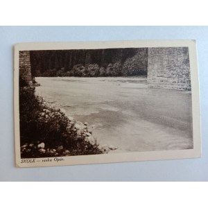 POSTCARD SKOLE RIVER RESISTANCE PRE-WAR