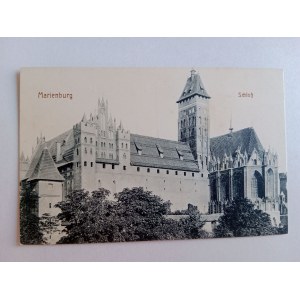 POCZTÓWKA MALBORK MARIENBURG ZAMEK SCHLOSS PRZEDWOJENNA