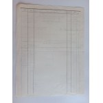 RACHUNEK BIAŁA SCHONBERGA WWA BYRSKI KOZY PRZEDWOJENNY 1931 R, ZNACZEK
