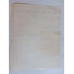 RACHUNEK ERYK KOŁŁONTAY FABRYKA CHEMICZNA KATOWICE BRYNÓW BYRSKI KOZY PRZEDWOJENNY 1931 R, ZNACZEK