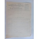RACHUNEK KATOWICE CWIKLITZER FABRYKA MYDŁA BYRSKI KOZY PRZEDWOJENNY 1932 R