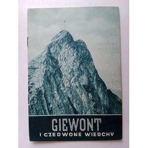KAZIMIERZ SAYSSE-TOBICZYK, BROSZURA TATRY ZAKOPANE GIEWONT CZERWONE WIERCHY, MAPKA