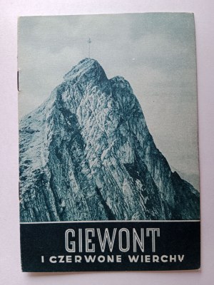KAZIMIERZ SAYSSE-TOBICZYK, BROCHURE TATRY ZAKOPANE GIEWONT RED WIERCHY, MAP