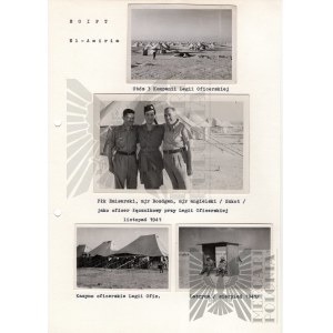 PSZnZ Zdjęcia z Egiptu - El-Amiria 1941 rok. Legia Oficerska&nbsp;