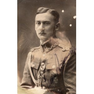 II RP Zdjęcie Oficera II Brygady Legionów Sarny Tadeusz Amanowicz (?)