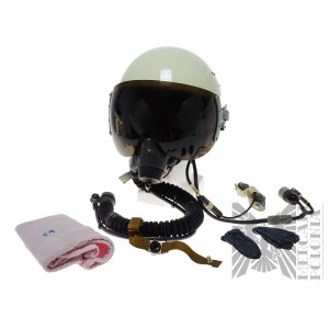 PRL/IIIRP - Polish Air Force Helmet Zsz5A with mask KM34D2.
