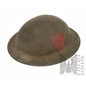 1WW - American Brodie helmet - 28th Infantry Division.