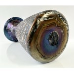 Loetz-type iridescent vase