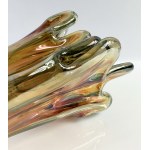 Wazon opalizujący z falbaną | Carnival Glass