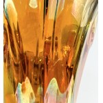 Wazon opalizujący z falbaną | Carnival Glass