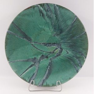 Andrew Trzaska, Decorative platter in greens