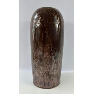 Wazon ceramiczny z brokatowym szkliwem
