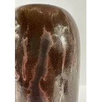 Wazon ceramiczny z brokatowym szkliwem