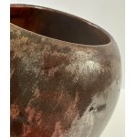 Wazon ceramiczny z brokatowym szkliwem