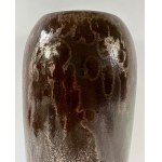 Wazon ceramiczny z brokatowym szkliwem