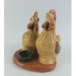 Figurine, pair of hens, Cottagers