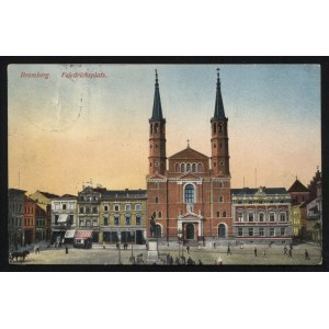 BYDGOSZCZ. Bromberg : Friedrichsplatz ; ok. 1910. Buchdruckerei Otto Junga, Bromberg...