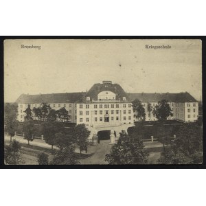 BYDGOSZCZ. Bromberg : Kriegsschule ; ok. 1915. Pocztówka jednobarwna 9x14 cm, verso czyste...