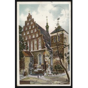 BYDGOSZCZ. Bromberg : Pfarrkirche ; ok. 1910. Verlag A. Dittmann, Bromberg. Pocztówka barwna 14x9 cm...