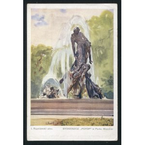 BYDGOSZCZ. Bydgoszcz : 'Potop' im Stadtpark / I. Rupniewski pinx, 1924. nakł. Polnisch Tow...
