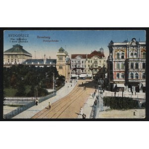 BYDGOSZCZ. „ Bromberg : Danzigerbrücke = Bydgoszcz : Plac teatralny i most gdańska” [!] ; ok. 1910...