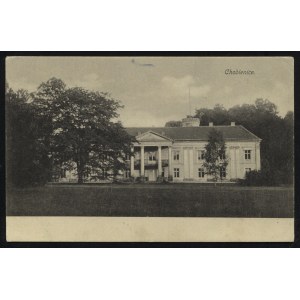 CHOBIENICE. Chobienice : Mielżyński Palace ; ca. 1910. jednofarebná pohľadnica 9x14 cm, verso blank....