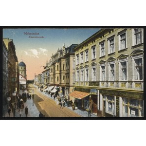 INOWROCŁAW. Hohensalza : Friedrichstrasse ; przed 1920. Pocztówka barwna 10x14 cm, verso czyste...