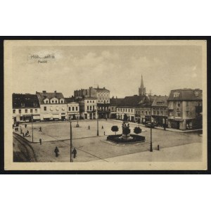INOWROCŁAW. Hohensalza : Markt ; 1910-1920. Pocztówka jednobarwna 9x14 cm, verso czyste...