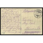 INOWROCŁAW. Hohensalza : Partie an der eingestürzten Strasse ; ok. 1912. Pocztówka jednobarwna 9x14 cm...