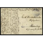 KORONOWO. Crone a. d. Brahe ; ok. 1910. Pocztówka barwna 9x14 cm. Data stempla pocztowego 15[?].2.[19]10...