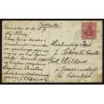 KOŚCIELEC KUJAWSKI? 1917. Pocztówka zdjęciowa 9x14 cm. Korespondencja dat. Kościelec, d. 29.VIII.[19]17...