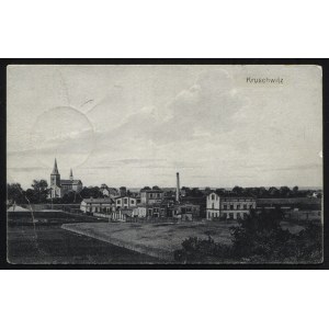 KRUSZWICA. Kruschwitz” ; przed 1920. J. Chmielecki, Buch- und Papierhandlung, Kruschwitz...