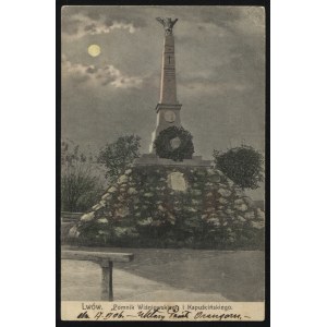 LWÓW. Lwów : Pomnik Wiśniowskiego i Kapuścińskiego ; 1905. Wydawnictwo J. Klein, Kraków...